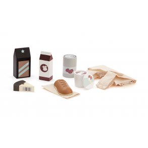 Kid's Concept Shoppingväska med Varor, 7 Delar