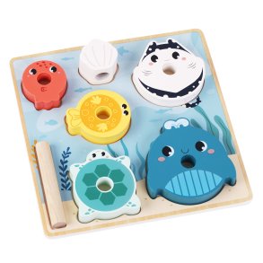 Kinder and Kids 2 i 1 Pussel och Stapeltorn, Havet