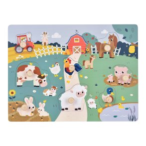 Kinder and Kids KnopPussel, Bondgrd