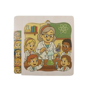 Kinder and Kids lager Pussel, Flickans liv