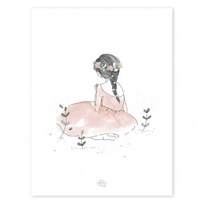 Lilipinso Affisch 30x40cm, Marie Pertriaux/Flicka siluett 