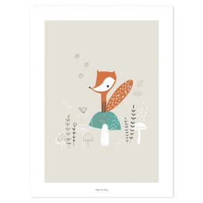 Lilipinso Affisch 30x40cm, Lizzie Mackay/Rv och Svampar