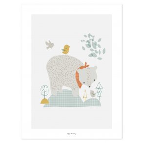 Lilipinso Affisch 30x40cm, Lizzie Mackay/Bjrn i Naturen