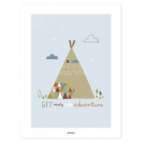 Lilipinso Affisch 30x40cm, Lizzie Mackay/Tipi