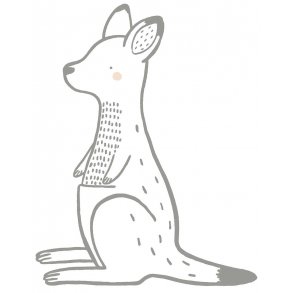 Lilipinso Wallstickers XL, Chloe Chapeaublanc/Knguru