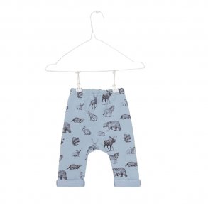 Mini A Ture Bukser med Print, Cashmere Blue