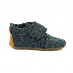 Pom Pom Hjemmesko i Uld, Navy