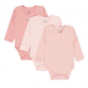 Hust and Claire Base Bodystocking 3-pak, Rosa