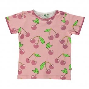 Smfolk T-shirt Med Glimmer Og Kirsebr