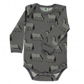 Smfolk Body med Heste, Steel Grey