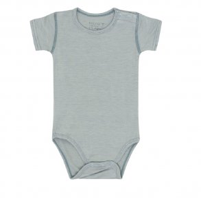 Hust and Claire Bue Bodystocking i Striberet Grn Bambuskvalitet