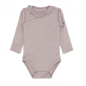 Hust and Claire Buket Bambus Bodystocking i Lavendel m. Flser