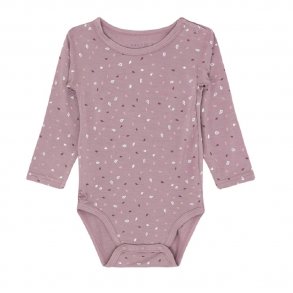 Hust and Claire Buller Bambus Bodystocking m. Print af Blade i Lavendel