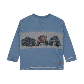 Hust and Claire Sweatshirt Med Monstertrucks