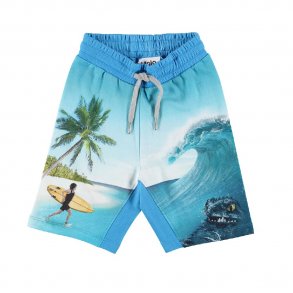Molo Aliases Shorts med Surferprint, Bl