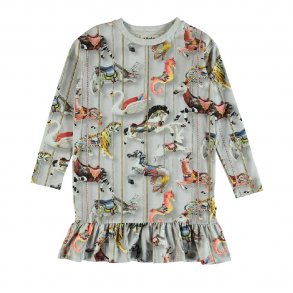 Molo Caras Kjole med Karussel Print