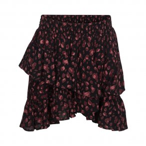 Petit By Sofie Schnoor Nederdel med rosa Print, Sort