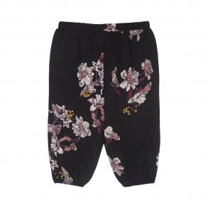 Petit by Sofie Schnoor Bukser med Blomster, Black