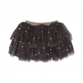 Petit By Sofie Schnoor Tyl Nederdel med Guldprikker, D. Purple