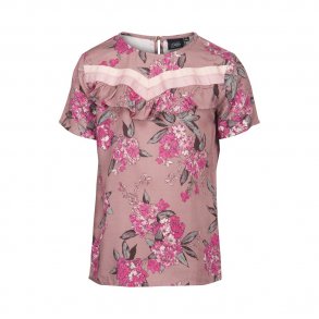 Petit By Sofie Schnoor T-shirt m. Blomsterprint