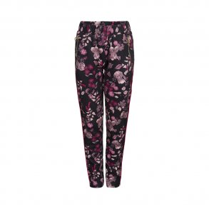 Petit By Sofie Schnoor Sweatpants med Blomster, AOP Black