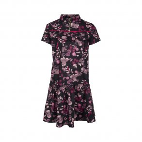 Petit By Sofie Schnoor Kjole med Blomster, AOP Black