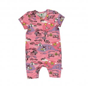 Smfolk Heldragt i Pink m. Print