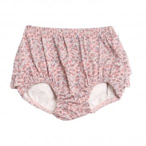 Wheat Kjerstine Nappy Shorts i Rosa m. Sm Blomster