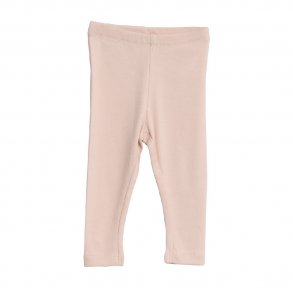 Wheat Rib Baby Leggings i Powder