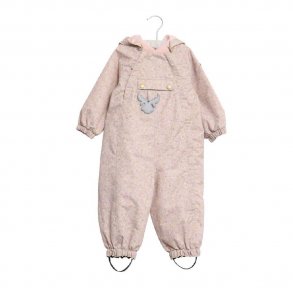 Wheat Overgangsdragt i Pudderfarve m. Blomster