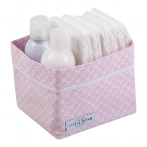 Little Dutch Baby Storage Basket, Small, Pink, (Sweet Pink)