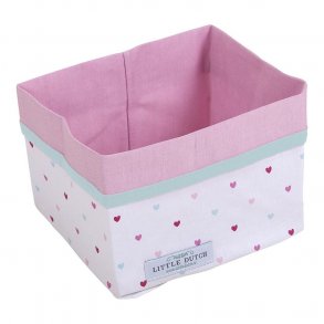 Little Dutch Baby Storage Basket Small, Little Hearts