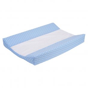 Little Dutch Changing Mat Cover, Light blue with white stars