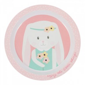 Little Dutch Dinning set in Melamine (5 Pcs), Star/Rose