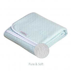 Little Dutch Bedspread, Pure & Soft, 110 cm x 140 cm, Mint