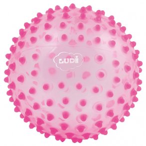 Ludi Knselboll med massageknoppar, Pink