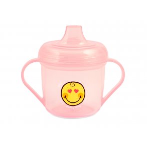 Smiley Mugg med pip, Rosa