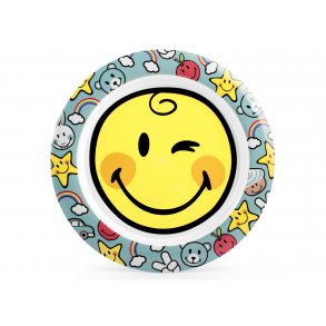 Smiley Platt tallrik, Bl