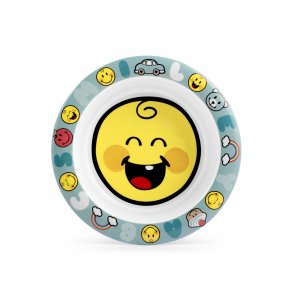 Smiley Djup tallrik, Bl