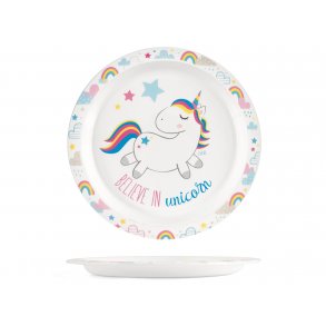 Unicorn platt Tallrik