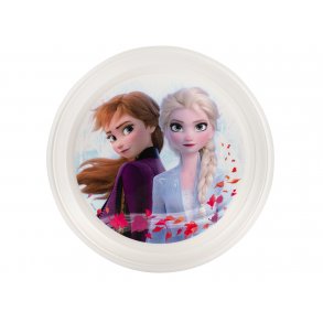 Disney Frozen 2 Flad tallerken, Hvid