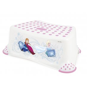 Disney Frozen Footstool, White/Rose-Pink