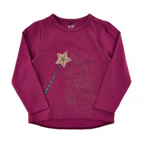 ME TOO T-Shirt LS, DR.Blues/Lilla