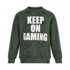 ME TOO Sweatshirt LS, Olive Thyme