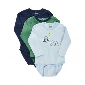 ME TOO Body Langrmet (3-pak), Celestial Blue