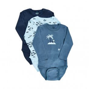 ME TOO Body LS (3-pak), Baby Blue