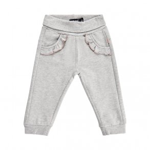 ME TOO Sweat Bukser, Panda/Grey Melange