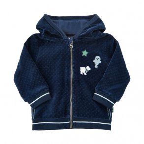 ME TOO Cardigan Velour, Dress Blue