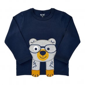 ME TOO T-Shirt LS, Dress Blue