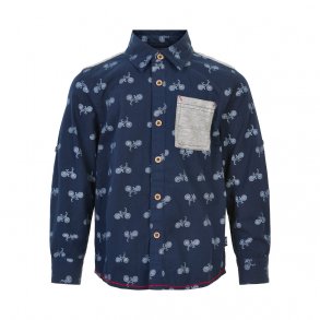 ME TOO Skjorte LS, Dress Blue